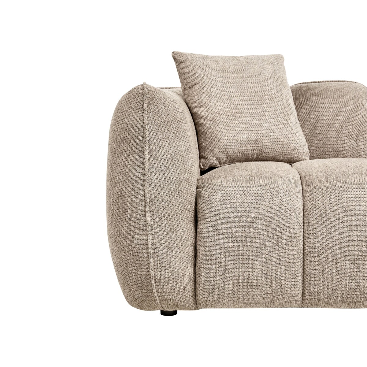 Sofa NESS Beżowoszary dla 2 osób