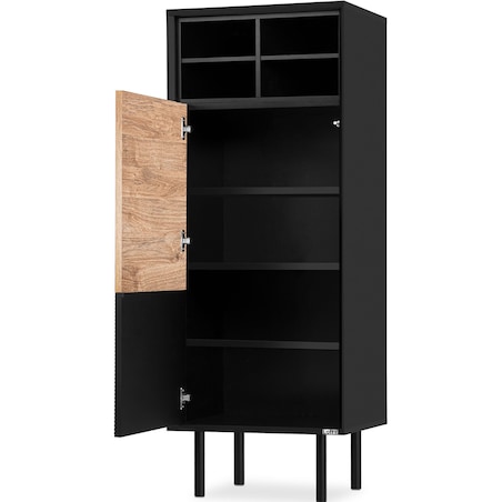 KONSIMO LOFTY Regał w stylu loft z półkami