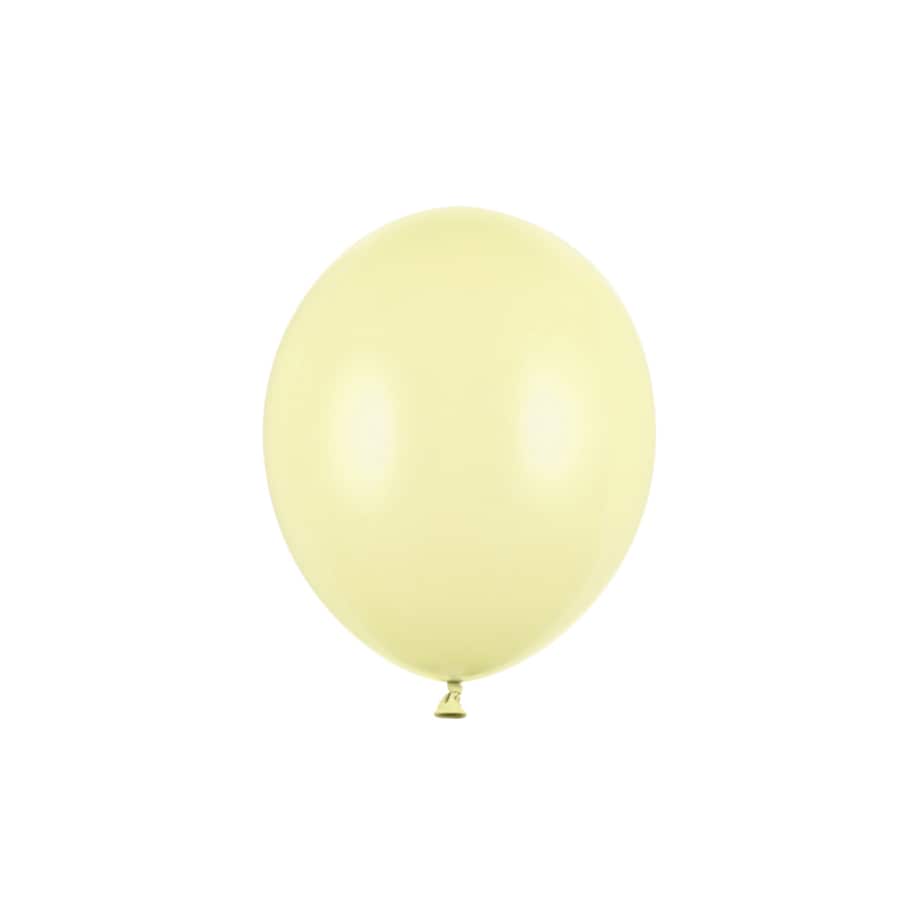 Balony Strong 27cm, Pastel Light Yellow (1 op. / 10 szt.)