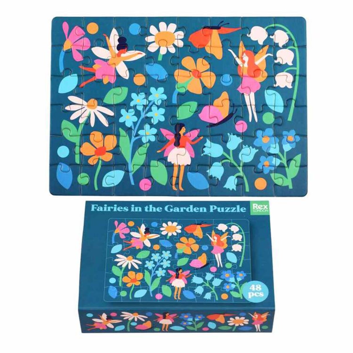 Mini Puzzle 48 elementów dla dzieci, Wróżki, Rex London