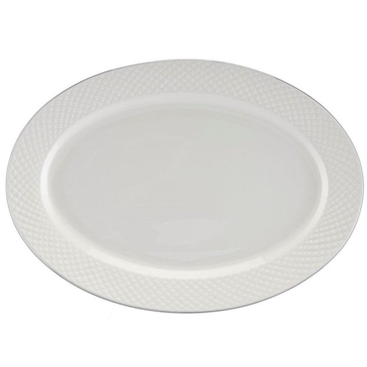 VILLA ITALIA Serwis obiadowy porcelanowy na 6 osób BARI PLATIN