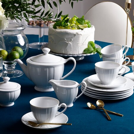 Czajnik 1100 ml Oktawa biała 0001