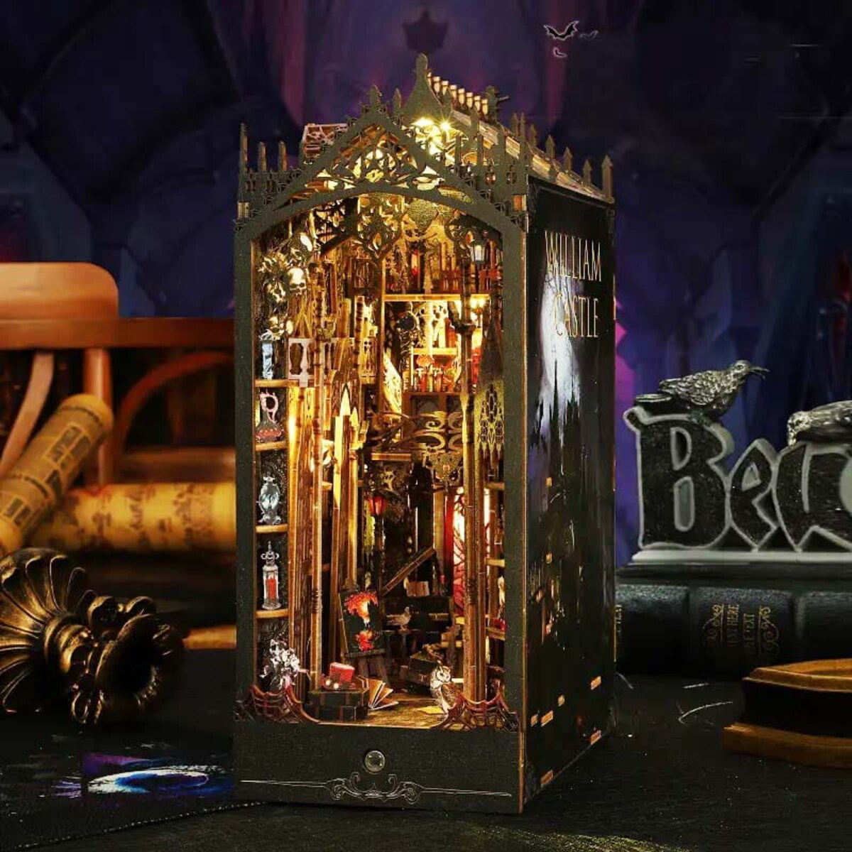 Miniaturowy domek Book Nook - Zamek księcia Williama