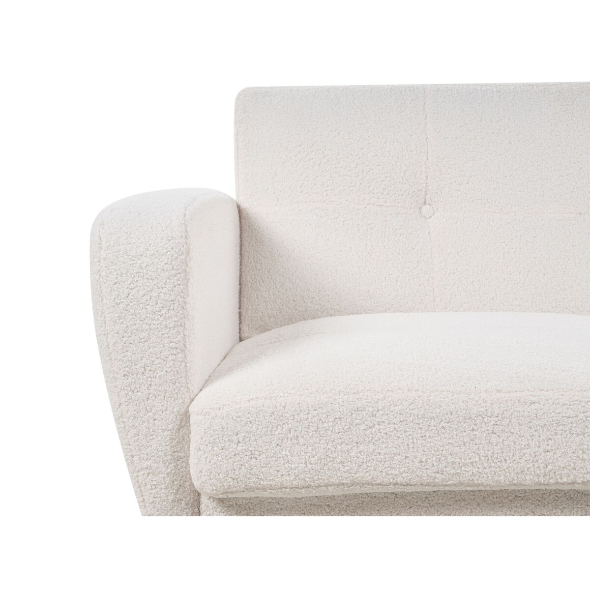 Sofa trzyosobowa boucle biała FLORLI