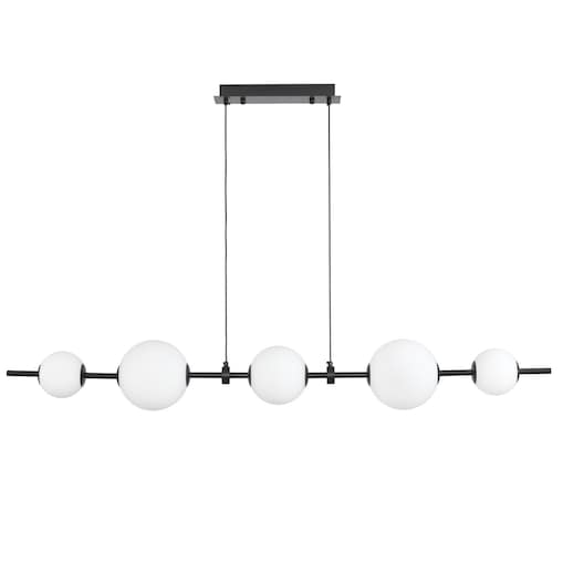 Lampa wisząca MILA czarna 140 cm