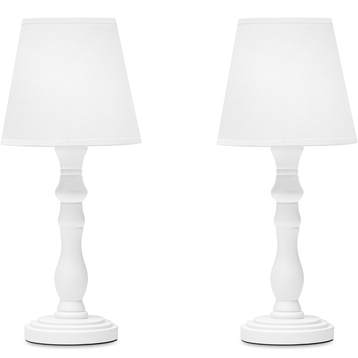 KONSIMO GITTA Lampka nocna 2szt kolor biały