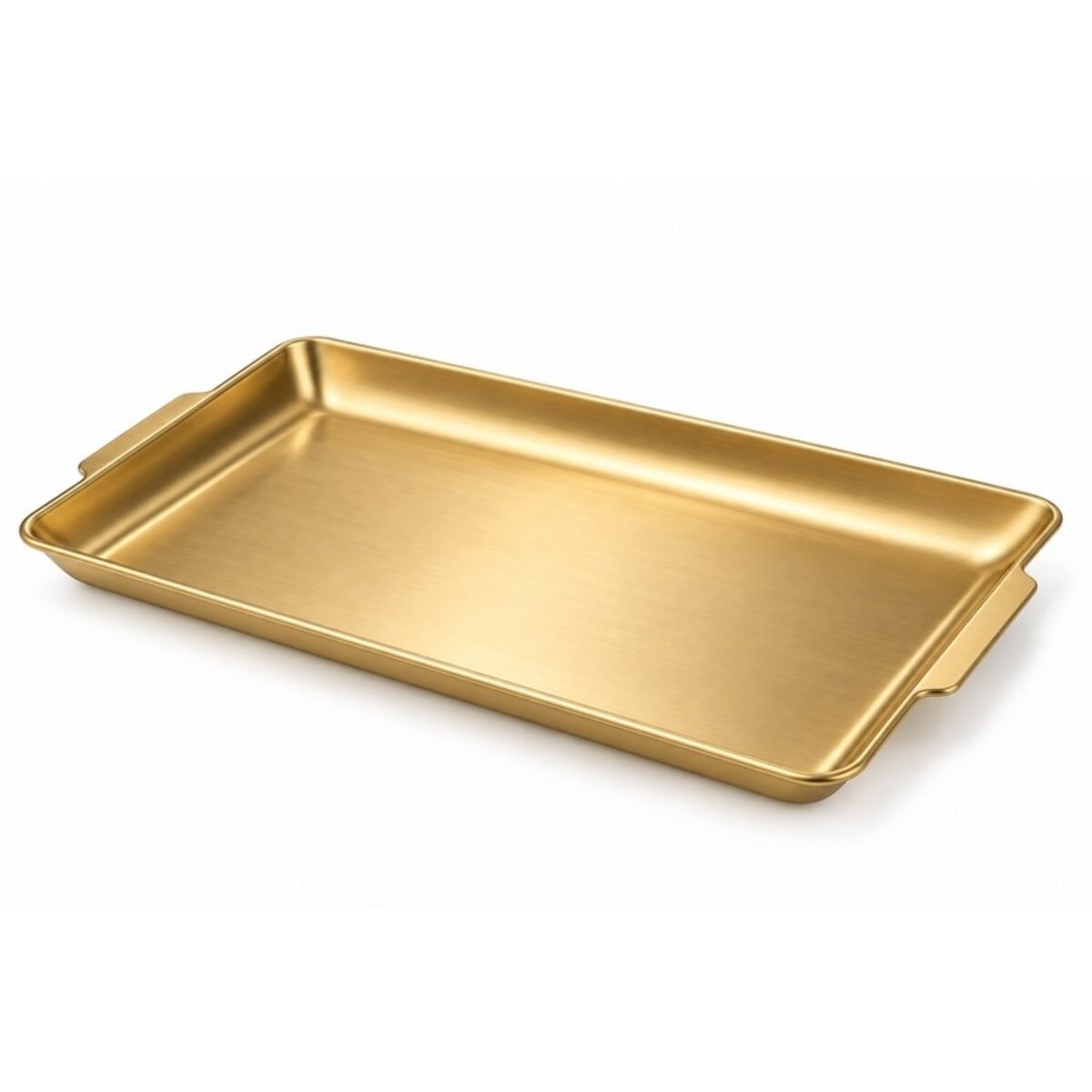 Taca dekoracyjna SHP PREMIER złota metalowa z uchwytami 27 cm