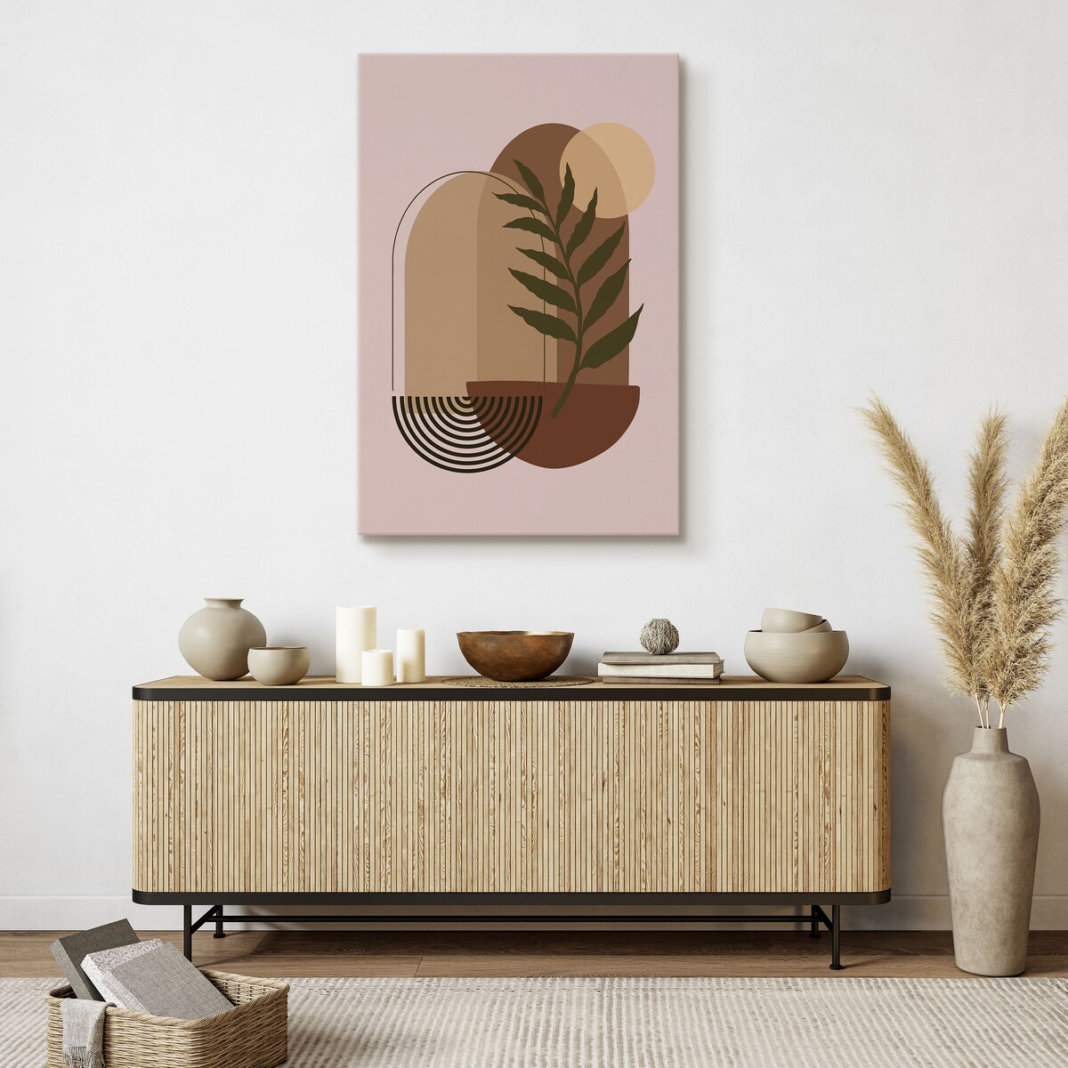 Obraz Żołędzie Liście Boho 30x40cm