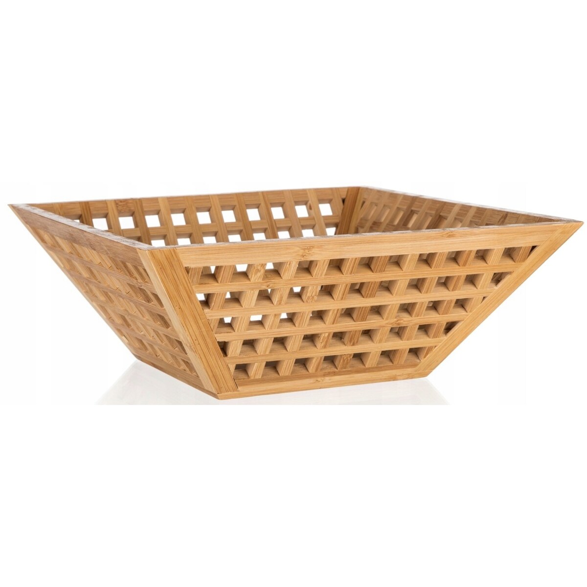 KOSZYK misa BAMBUSOWA na prezent owoce warzywa dekoracja drewno święta