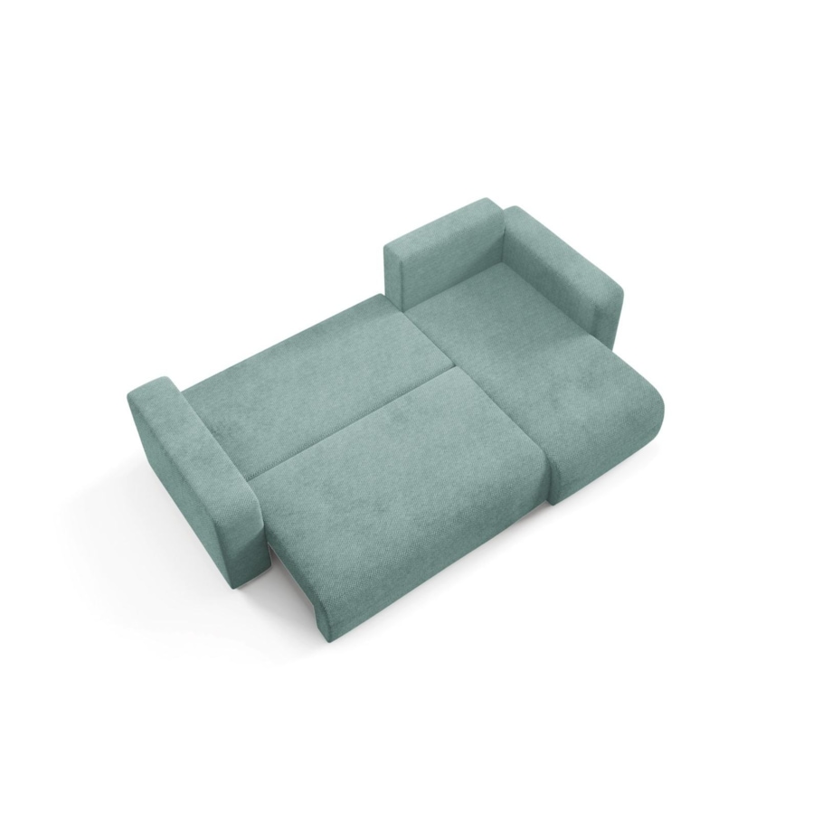 Narożnik EVORA L z pojemnikiem tkanina miękki plusz Kolor: Onega 06