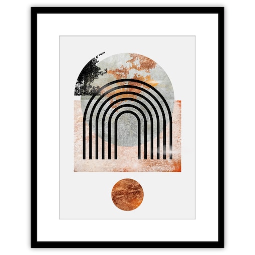 Obraz Abstract I 40x50cm copper, 40 x 50 cm