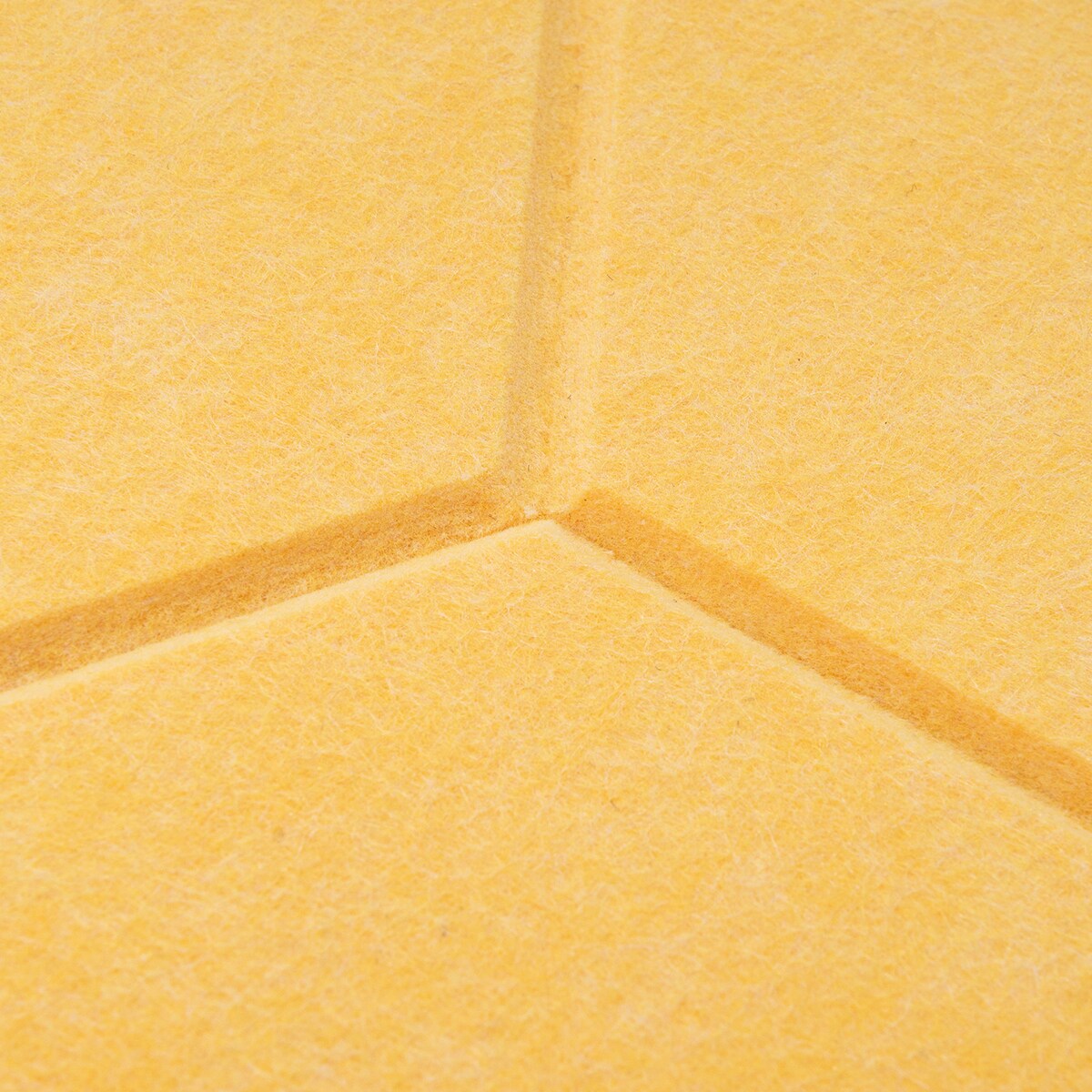 Zestaw 2 szt panel filcowy Felly 40x46 cm płytka heksagon żółty