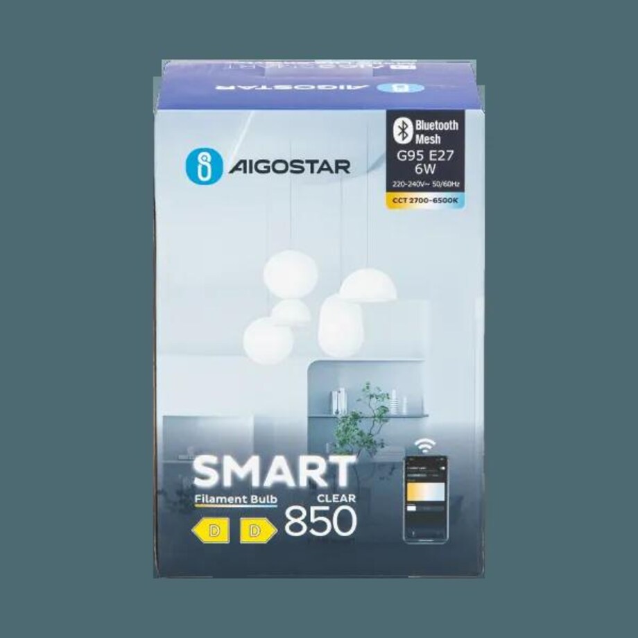 inteligentna żarówka bluetooth mesh g95 6w cct