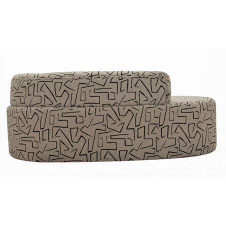 Sofa Nairobi, kolor wielokolorowy, poliester i sklejka, 176 x 91,5 x 69 cm, styl nowoczesny, do salonu, Mauro Ferretti