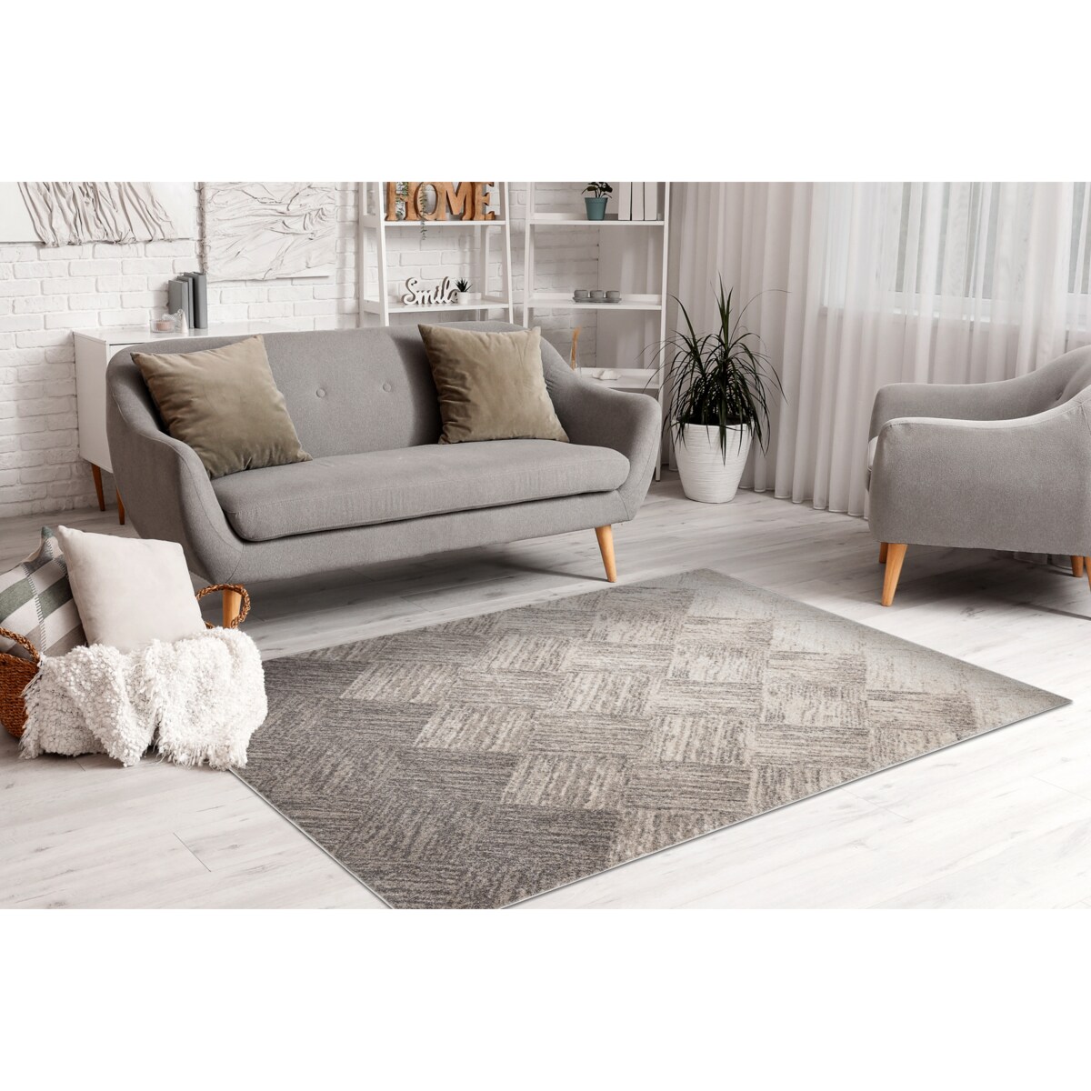 Dywan FUSION 9775 beż / brązowy - 140x190 cm