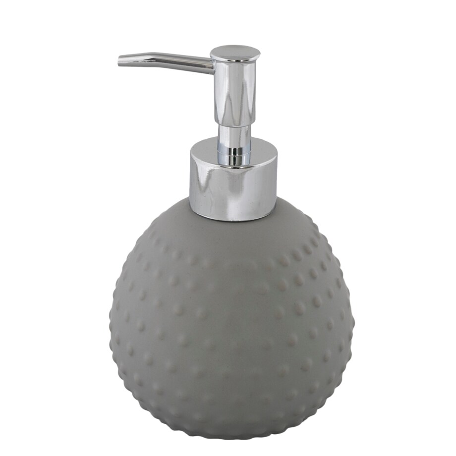 DOZOWNIK DO MYDŁA szary ceramiczny 400ml