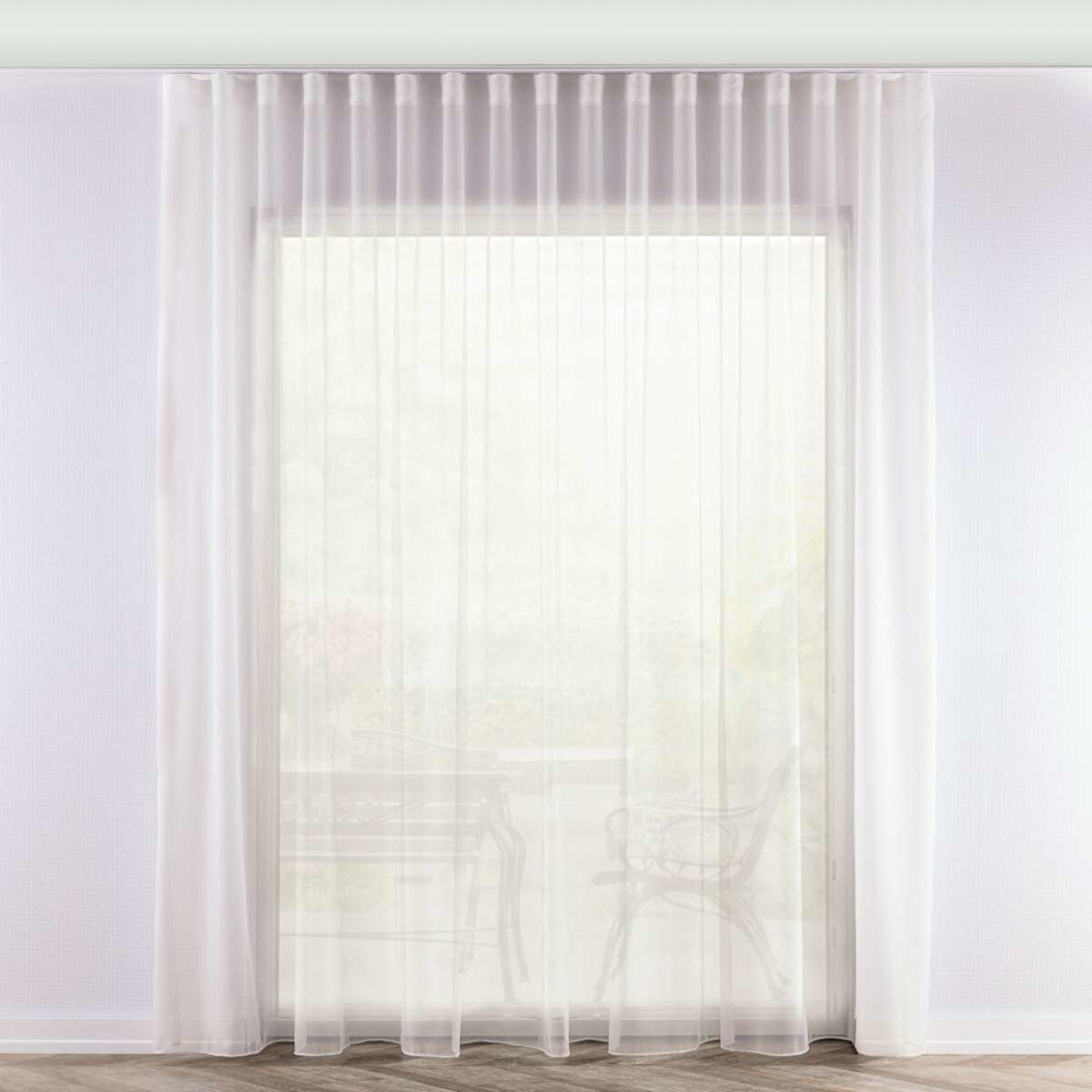 Firana na taśmie wave 300x245 ecru natural look