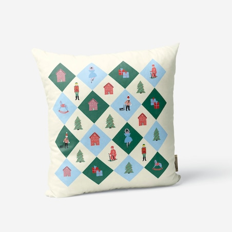 Poduszka świąteczna - Retro święta 45x45 cm