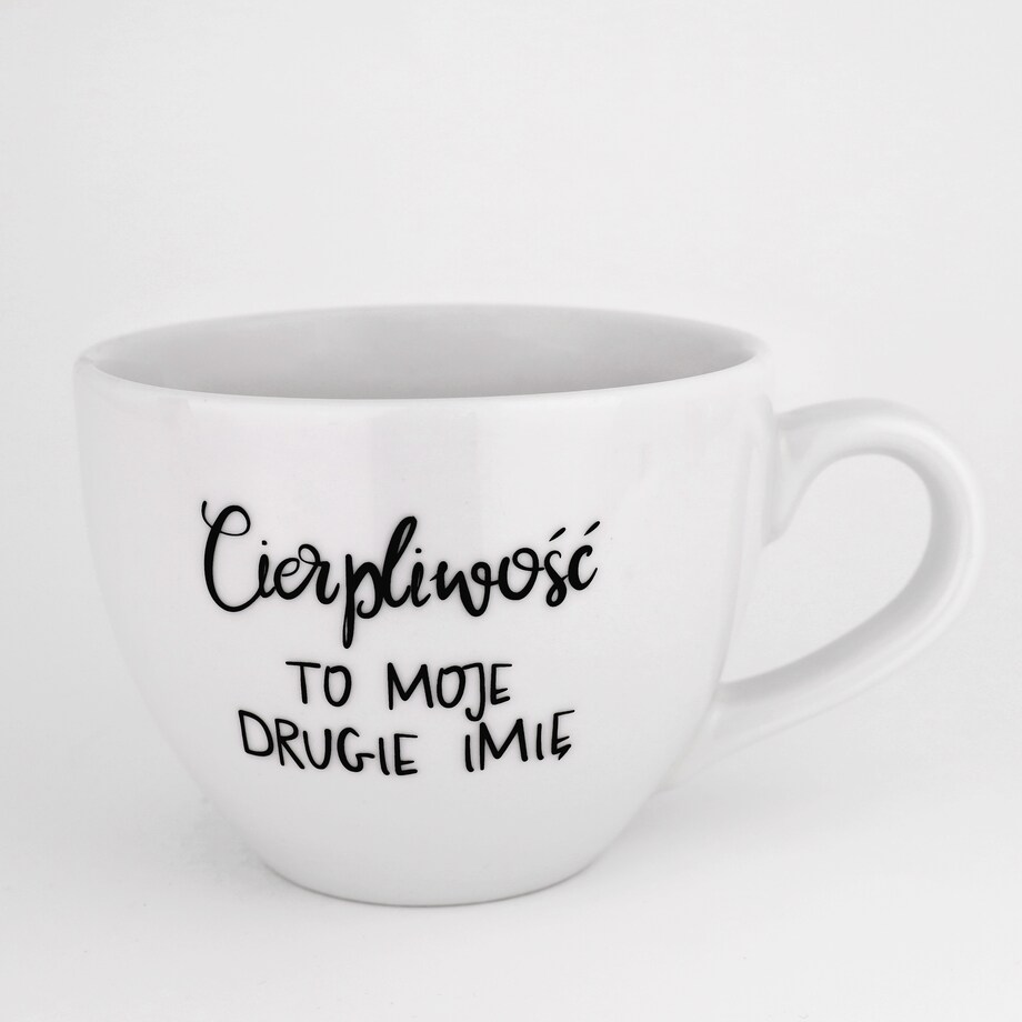 Kubek 500 ml - Cierpliwość to moje drugie imię