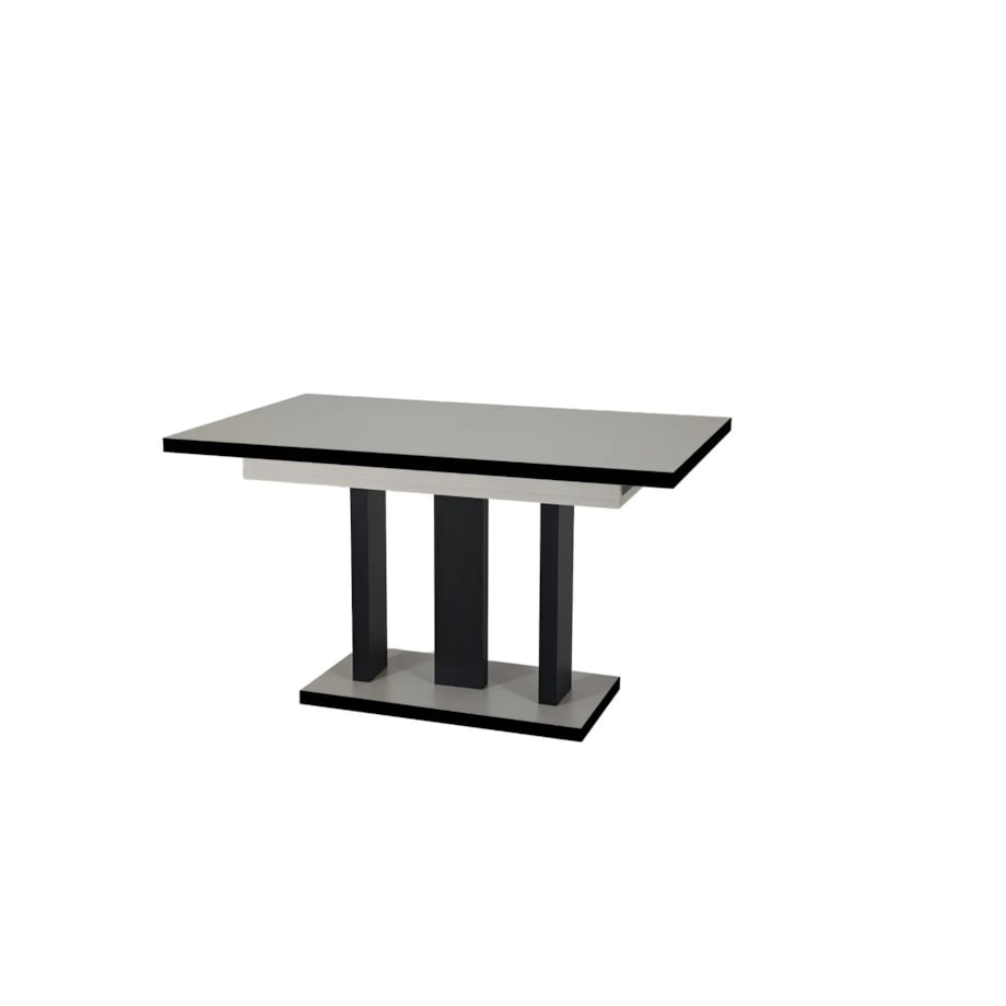 Stół rozkładany APPIA BLACK 130(210)x80 kaszmirowy