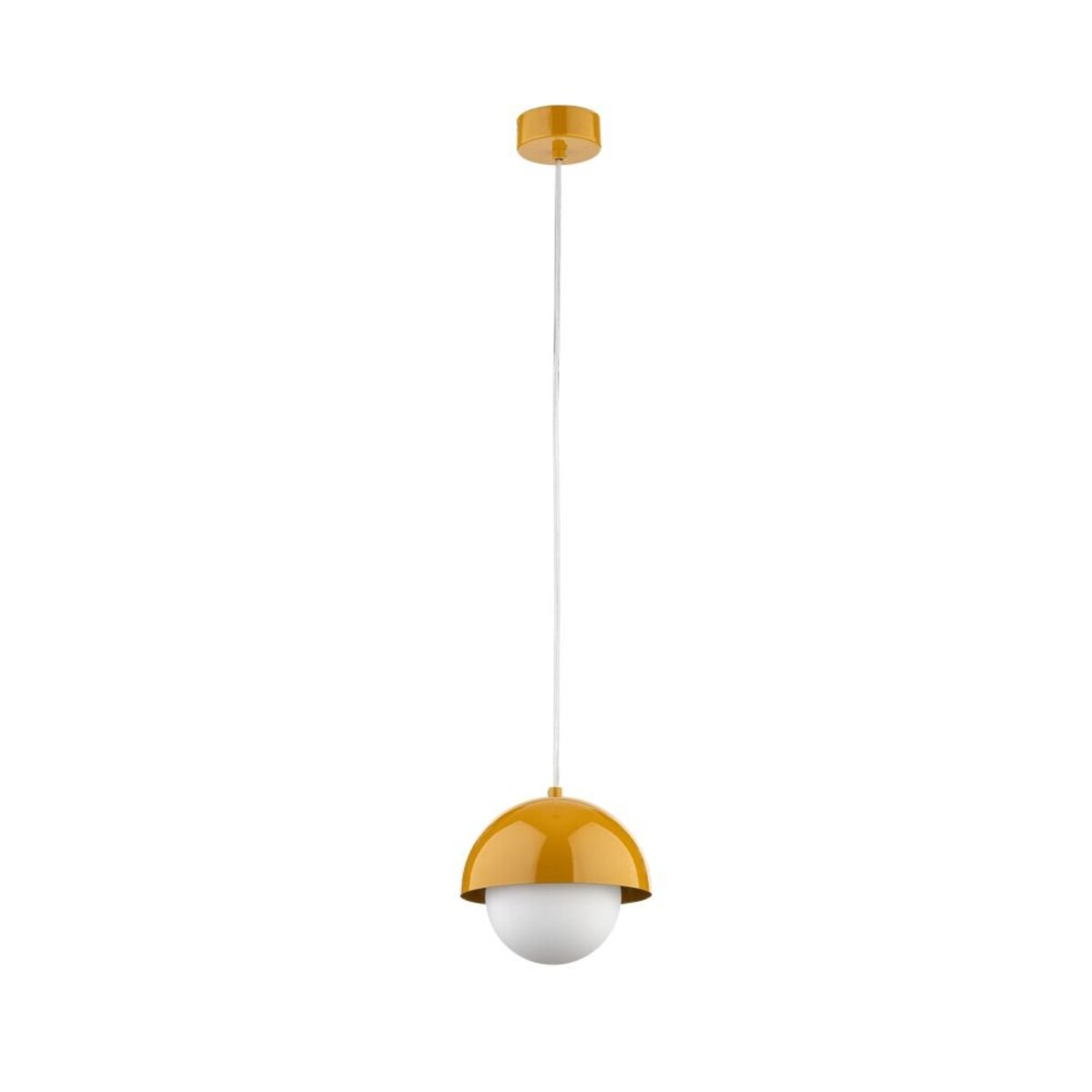Lampa wisząca TK Lighting BONO OCHRA 10265, ochra-złoto-biała, G9, regulowana wysokość