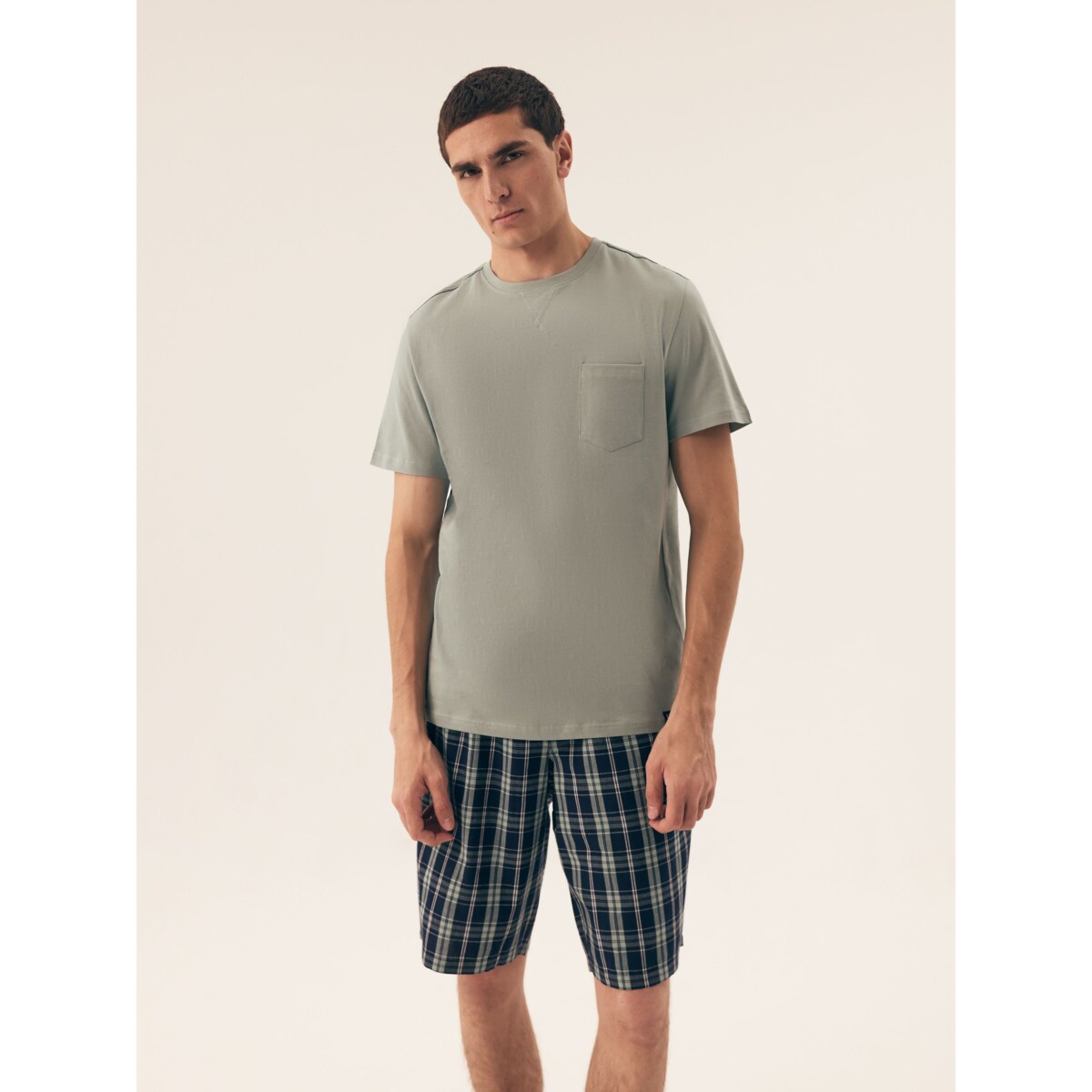 Piżama Dexter 42617-07X Jasna Zieleń Jasny zielony, L