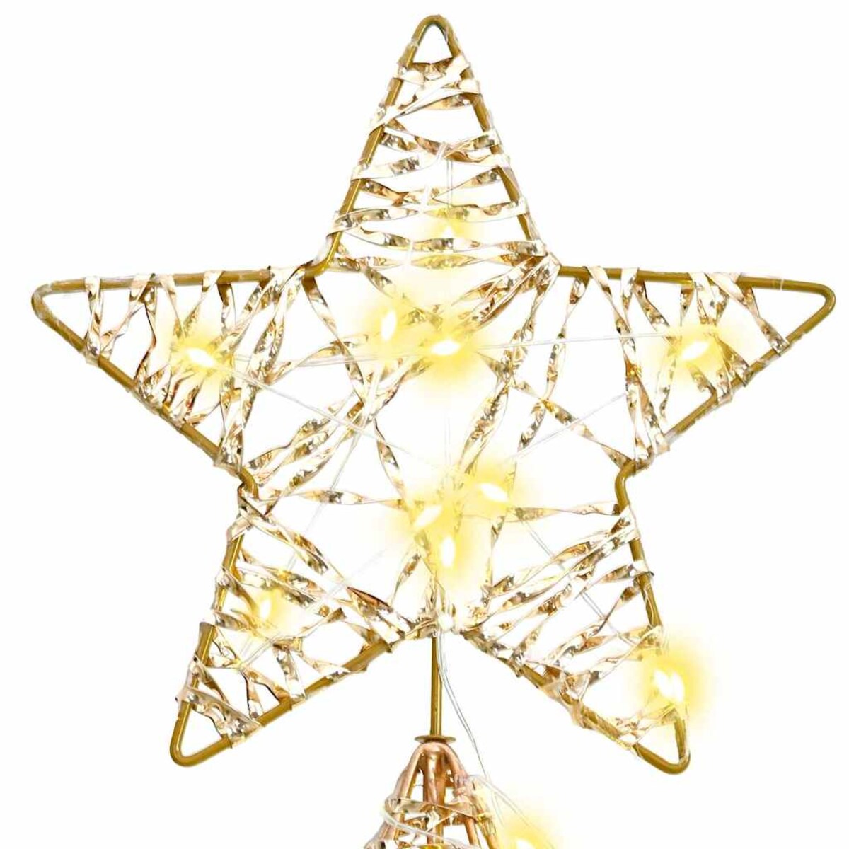 vidaXL Choinka z 160 diodami LED Ciepła biel 150 cm PET