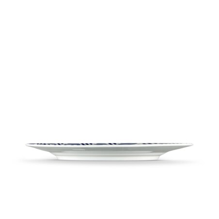 Konsimo LIVIDUS Spodek filiżanki do kawy, biały/niebieski