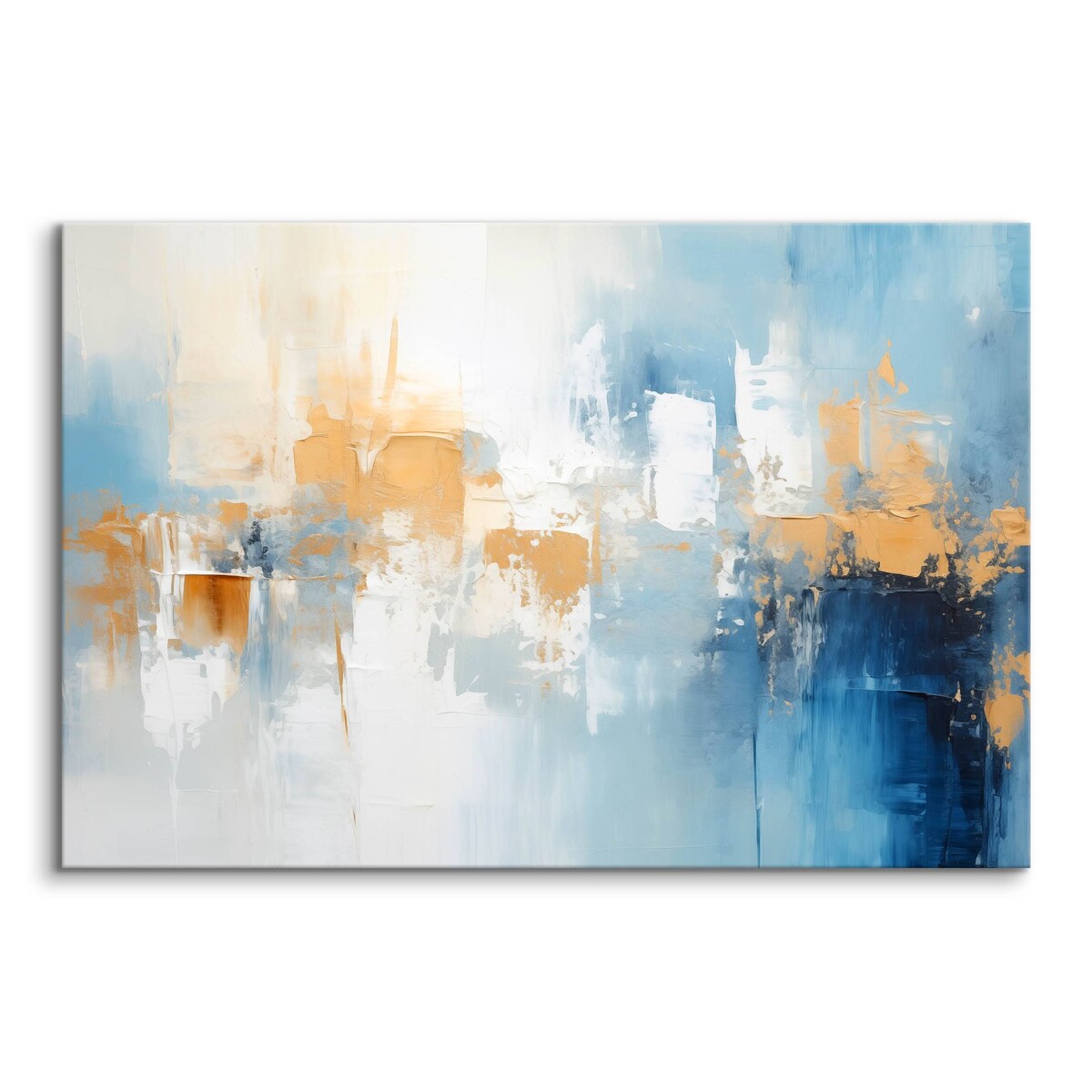 Obraz Na Płótnie Do Salonu Abstrakcja Elementy Złota Styl Glamour 120x80cm