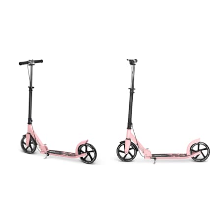 Hulajnoga miejska składana Soke City czarno-różowa