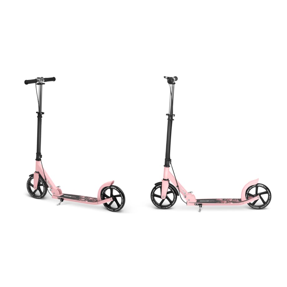 Hulajnoga miejska składana Soke City czarno-różowa