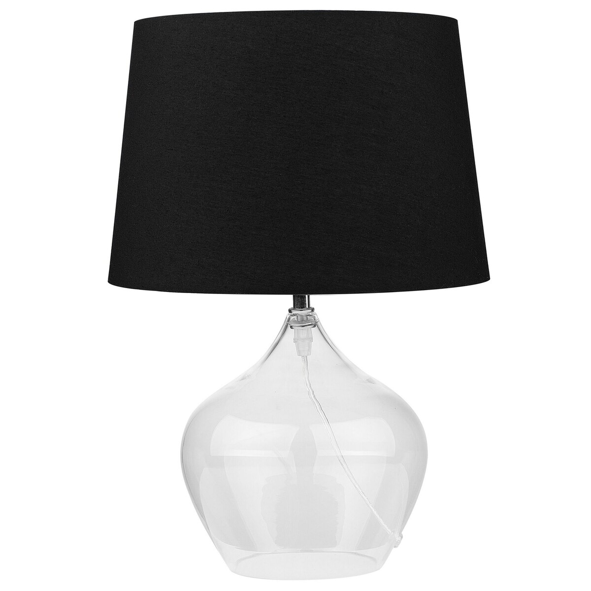 Lampa stołowa OSUM Szkło Czarny