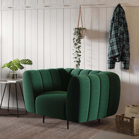 Shel Fotel - ciemnozielony