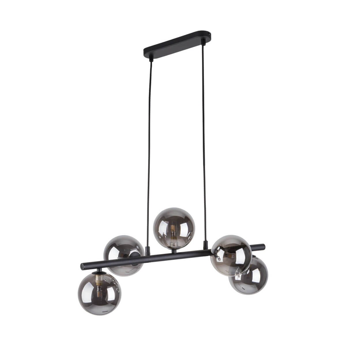 Loftowa lampa wisząca do jadalni ESTERA 6707 TK Lighting kule czarne
