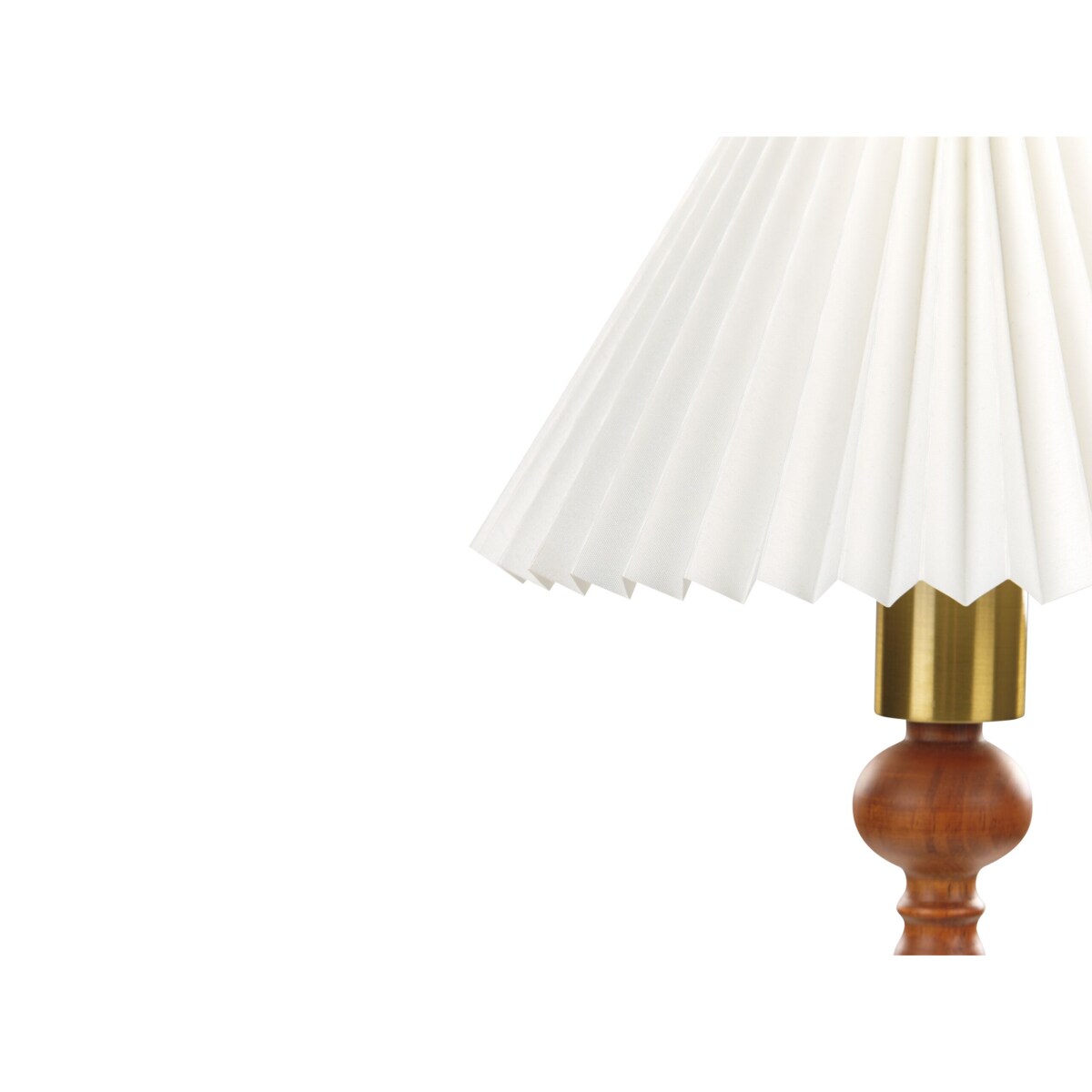 Lampka nocna drewniana ciemna COOKS