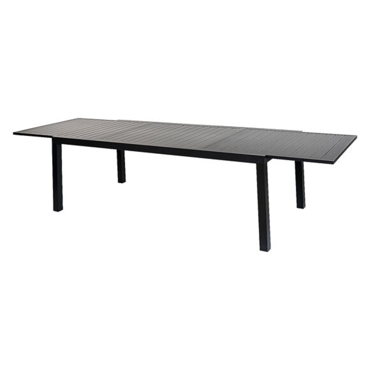 Stół Ogrodowy Rozkładany Składany Stolik Na Taras Balkon Blat Metal Antracytowy