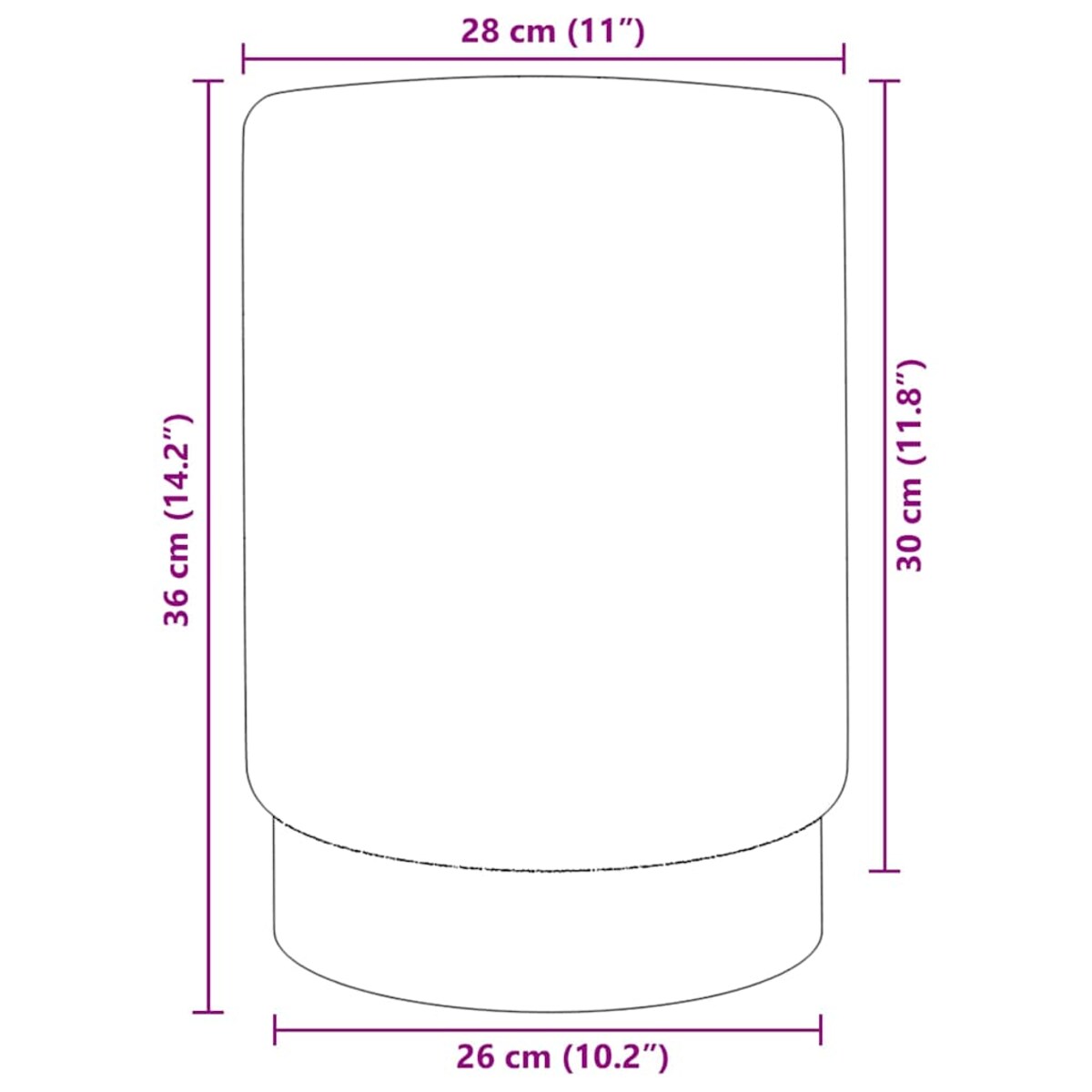 vidaXL Stołek, jasnoniebiesko-złoty, aksamit 28 x 36 cm