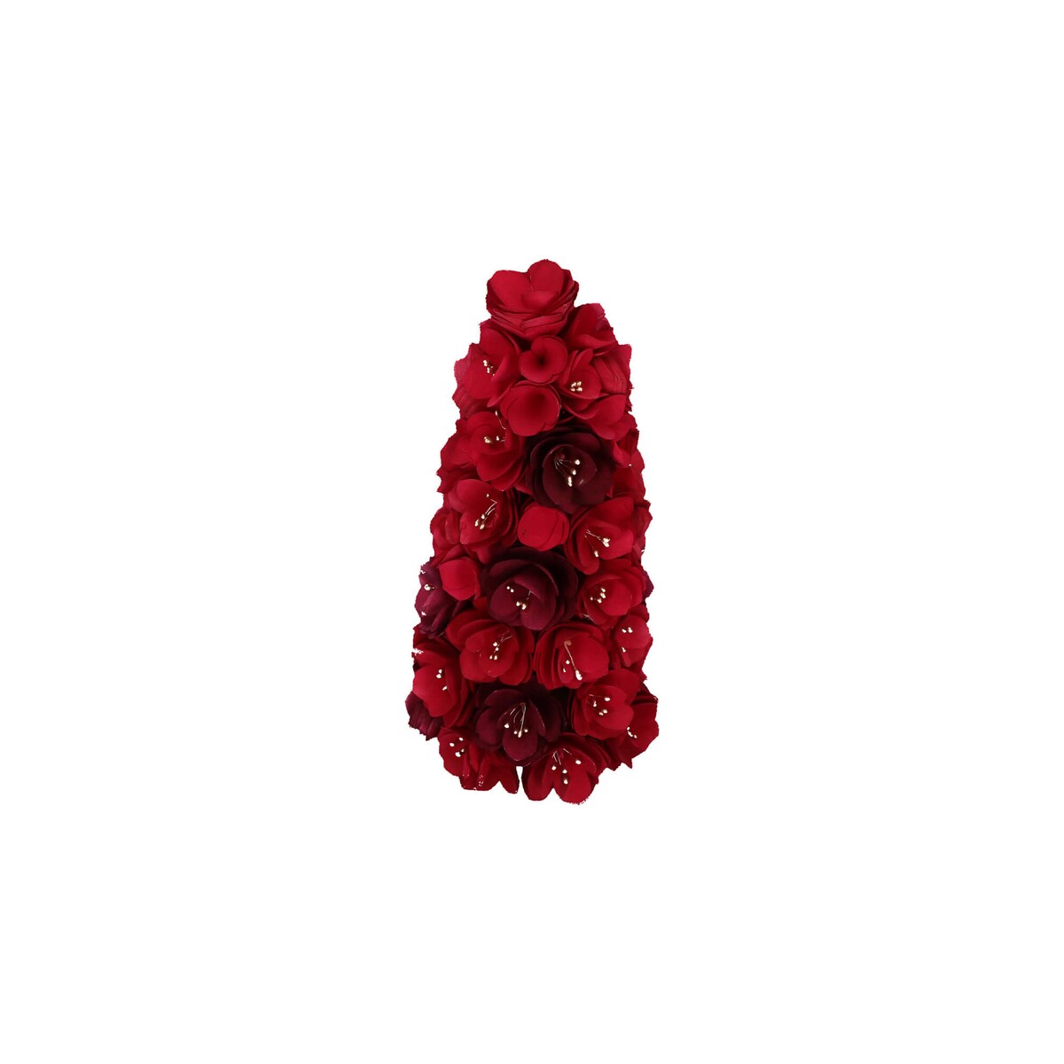 Świąteczna ozdoba w kształcie choinki Rosesurose - Czerwony, 40 cm