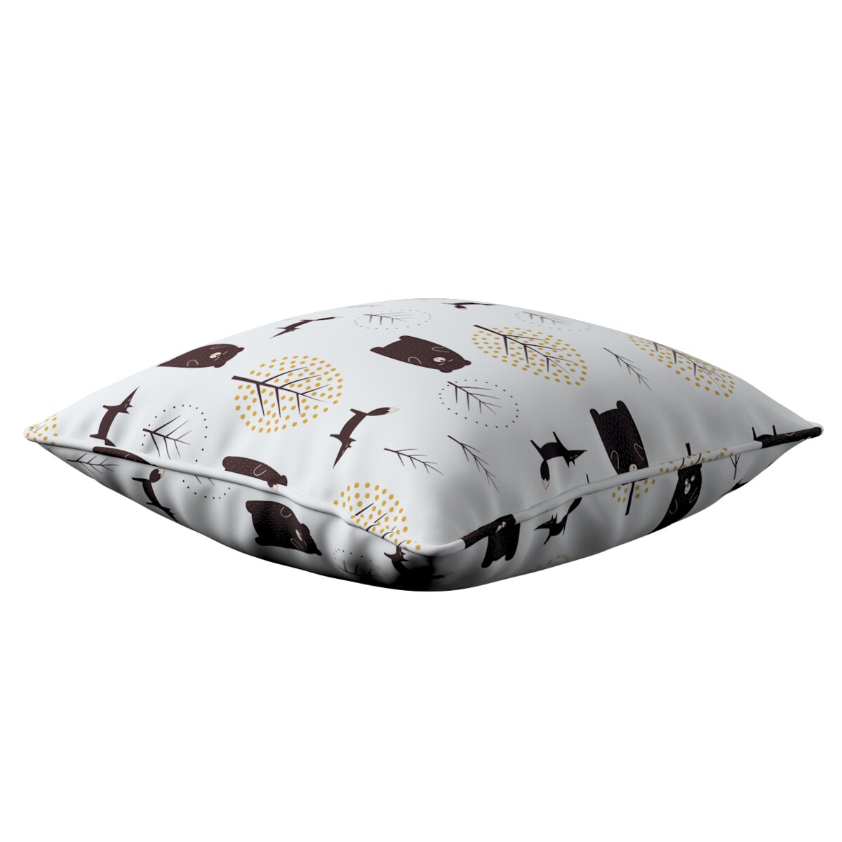 Poszewka Lola 45x45 ecru-brązowy