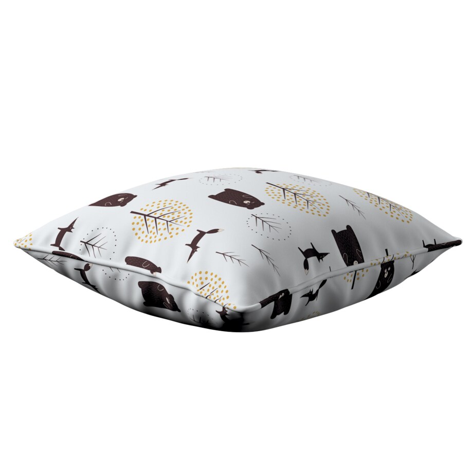 Poszewka Lola 45x45 ecru-brązowy