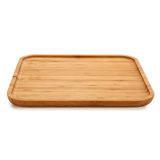 Deska do serwowania przekąsek, kwadratowa, bambus