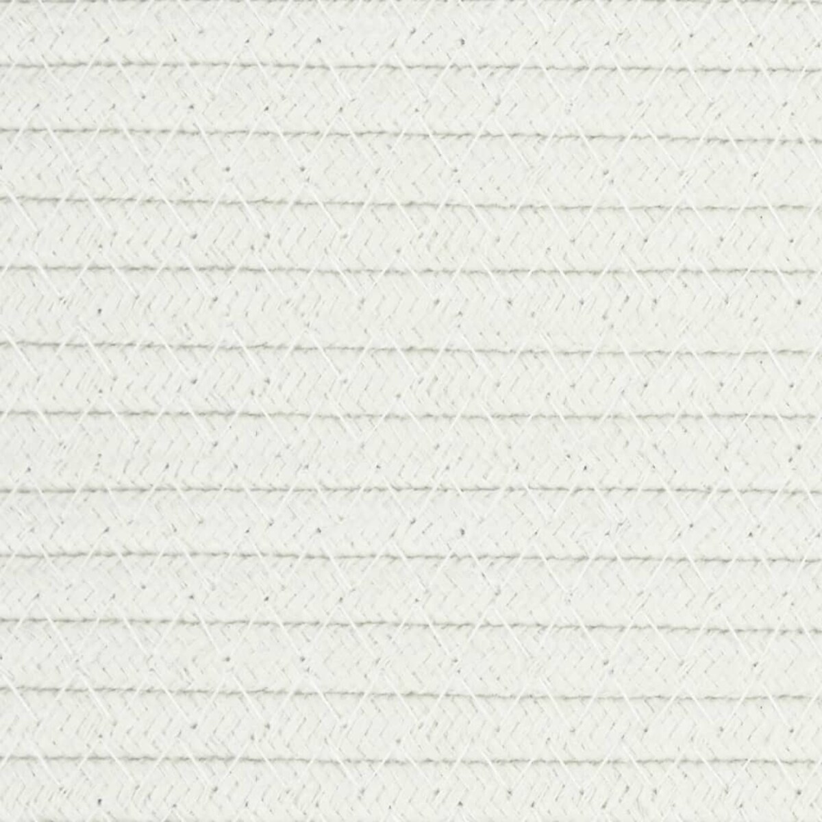 vidaXL Kosz do przechowywania, szaro-biały, Ø40x35 cm, bawełna