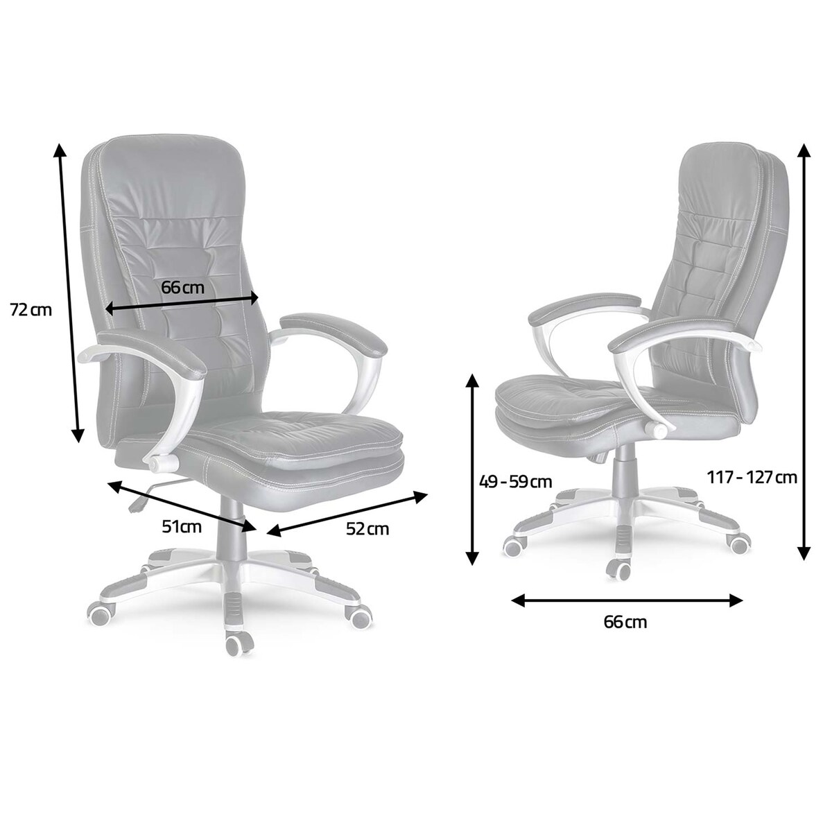 Fotel biurowy Sofotel 322 czarny - black