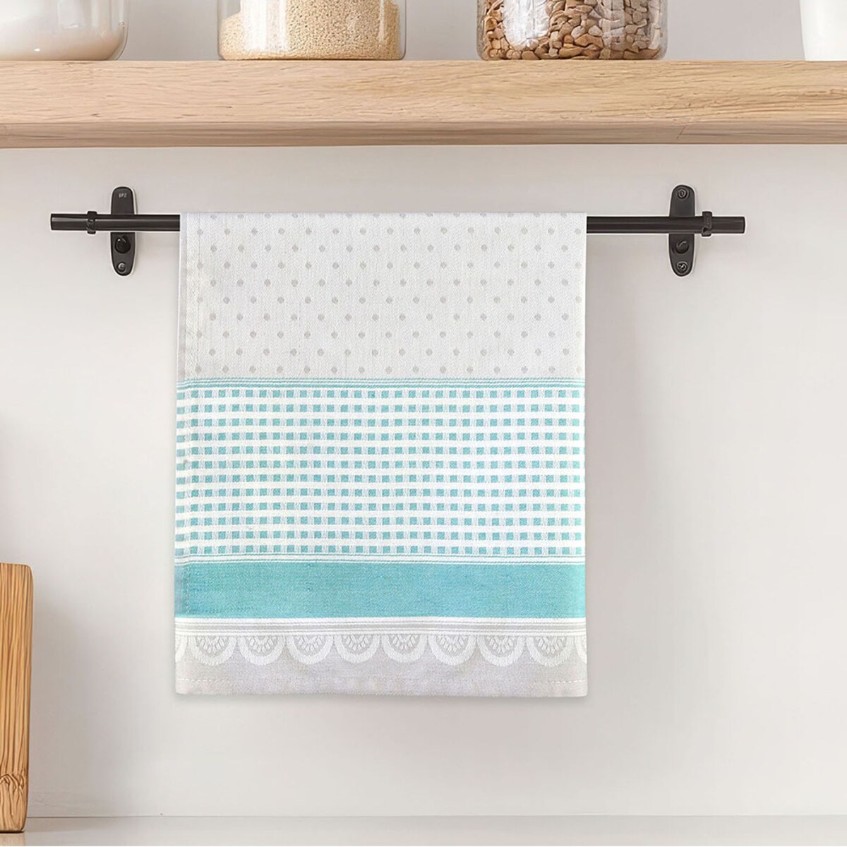 Ścierka bawełniana kuchenna 50x70 Zefirek jasno niebieska