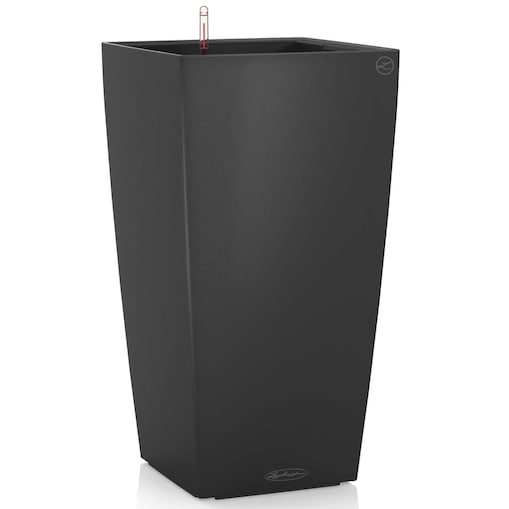 LECHUZA Donica Cubico Color 40 ALL-IN-ONE, szary łupkowy, 13158