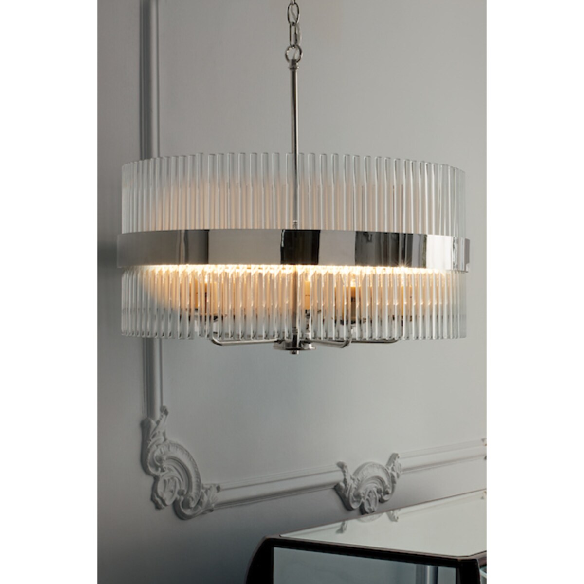 Zwis na łańcuchu Alexa LA3689240-Q Laura Ashley glamour chrom