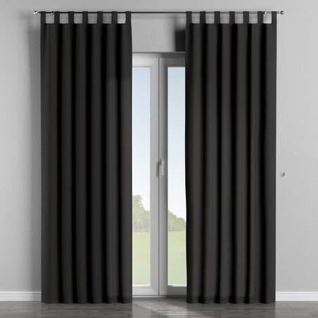 Zasłona na szelkach 1 szt. 130x245 shadow grey (grafitowy)