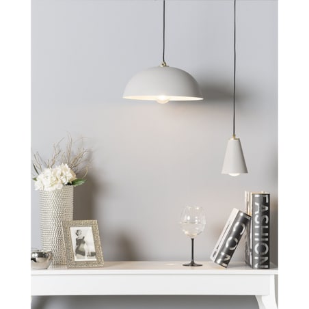 Lampa wisząca CARES Metal Jasnoszary