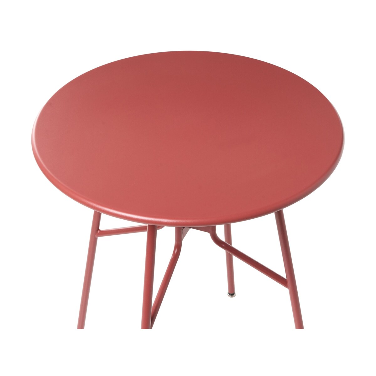Stolik bistro TALTAL 64 cm Metal Czerwony