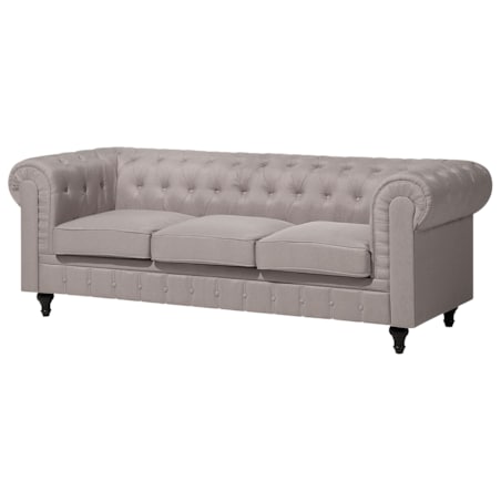 Narożnik prawostronny beżowy CHESTERFIELD
